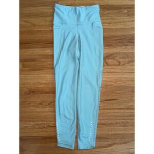 Old Navy Active PowerSoft High Rise Go Dry Blue Leggings Women's Size X-Small XS